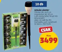 PENNY Szolár Lámpa ajánlat