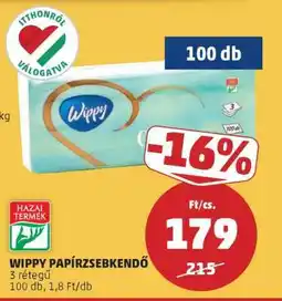 PENNY Wippy Papírzsebkendő ajánlat