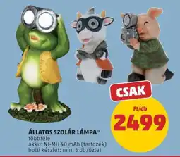 PENNY Állatos szolár lámpa ajánlat