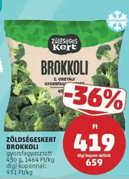 PENNY ZÖLDÉGESKERT BROKKOLI ajánlat
