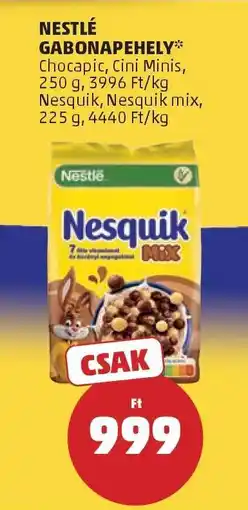 PENNY NESTLÉ Gabonapehely ajánlat