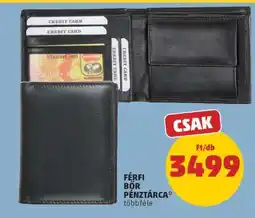 PENNY Férfi bőr pénztárca ajánlat