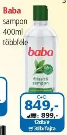 ÁRKLUB Baba sampon ajánlat