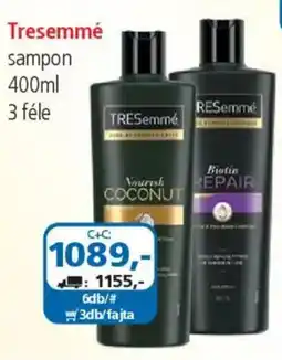 ÁRKLUB Tresemmé sampon ajánlat