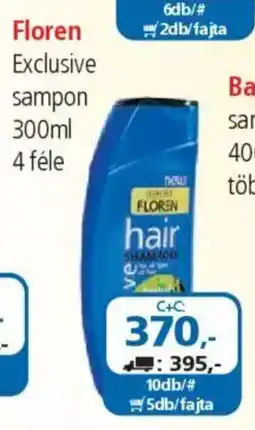 ÁRKLUB Floren Exclusive sampon ajánlat