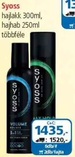 ÁRKLUB Syoss hajlakk, hajhab ajánlat