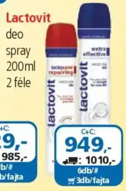 ÁRKLUB Lactovit deo spray ajánlat