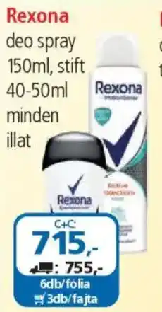 ÁRKLUB Rexona deo spray, stift ajánlat