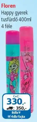 ÁRKLUB Floren Happy gyerek tusfürdő ajánlat