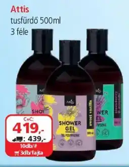 ÁRKLUB Attis tusfürdő ajánlat