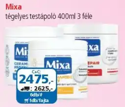 ÁRKLUB Mixa tégelyes testápoló ajánlat