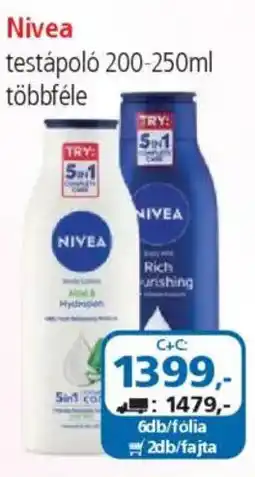ÁRKLUB Nivea testápoló ajánlat