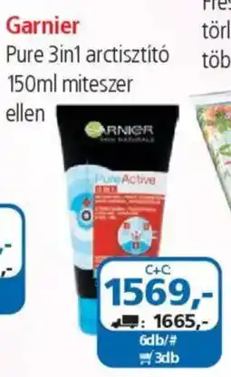 ÁRKLUB Garnier Pure 3in1 arctisztító ajánlat