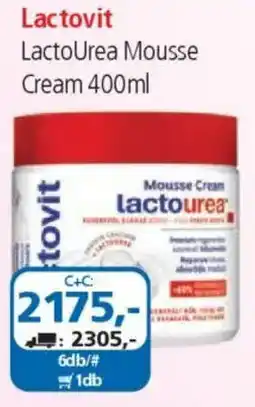 ÁRKLUB Lactovit LactoUrea Mousse Cream ajánlat