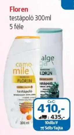 ÁRKLUB Floren testápoló ajánlat
