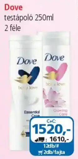 ÁRKLUB Dove testápoló ajánlat