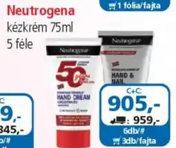 ÁRKLUB Neutrogena kézkrém ajánlat