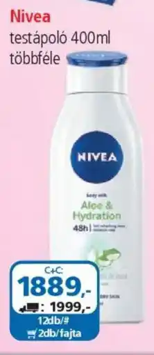 ÁRKLUB Nivea testápoló ajánlat