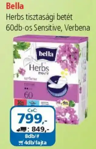 ÁRKLUB Bella Herbs tisztasági betét ajánlat