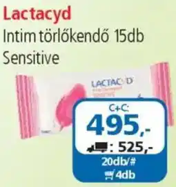 ÁRKLUB Lactacyd Intim törlőkendő ajánlat