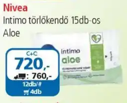 ÁRKLUB Nivea Intimo törlőkendő ajánlat