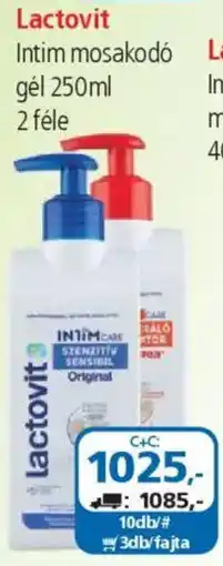 ÁRKLUB Lactovit Intim mosakodó gél ajánlat
