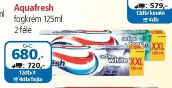 ÁRKLUB Aquafresh fogkrém ajánlat