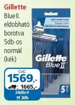 ÁRKLUB Gillette Blue ll. eldobható borotva ajánlat