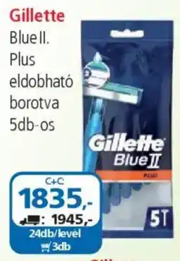 ÁRKLUB Gillette Blue ll. Plus eldobható borotva ajánlat