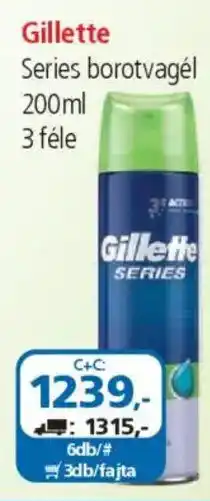 ÁRKLUB Gillette Series borotvagél ajánlat