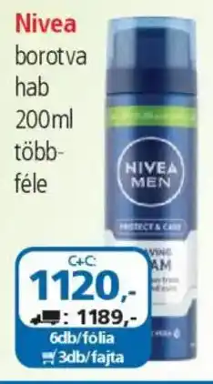 ÁRKLUB Nivea borotva hab ajánlat