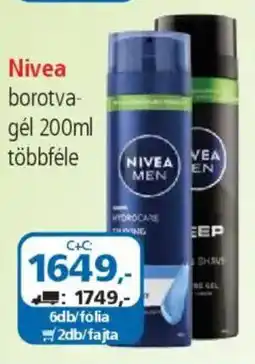 ÁRKLUB Nivea borotva- gél ajánlat