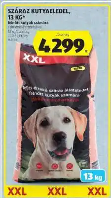 ALDI SZÁRAZ KUTYAELEDEL, 13 KG ajánlat