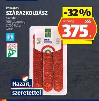 ALDI KOKÁRDÁS SZÁRAZKOLBÁSZ ajánlat