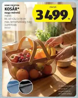 ALDI HOME CREATION KOSÁR ajánlat