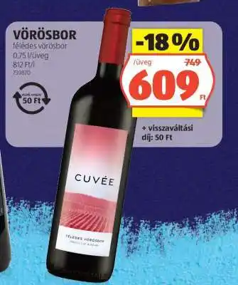 ALDI Vörösbor ajánlat