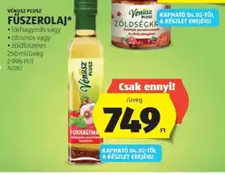 ALDI VÉNUSZ PLUSZ Fűszerolaj ajánlat