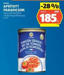 ALDI Cucina Aprított Paradicsom ajánlat