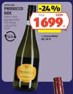 ALDI COSTELLORE PROSECCO DOC ajánlat