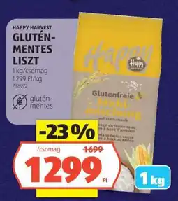 ALDI HAPPY HARVEST GLUTÉNMENTES LISZT ajánlat