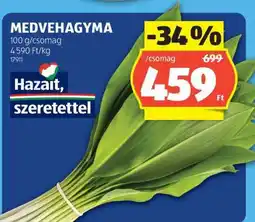 ALDI Medvehagyma ajánlat