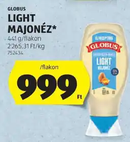 ALDI Globus Light majonéz ajánlat