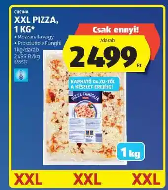 ALDI CUCINA XXL PIZZA, 1 KG ajánlat