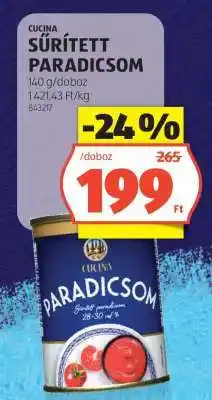 ALDI Cucina Sűrített Paradicsom ajánlat