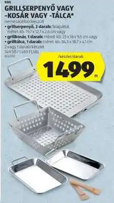 ALDI Grillserpenyő vagy kosár vagy tálca ajánlat
