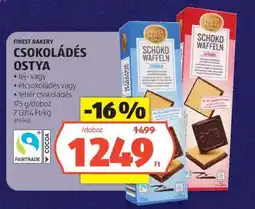 ALDI FINEST BAKERY CSOKOLÁDÉS OSTYA ajánlat