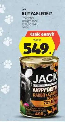 ALDI JACK Kutyaeledel ajánlat