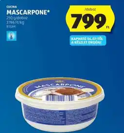 ALDI Cucina Mascarpone ajánlat