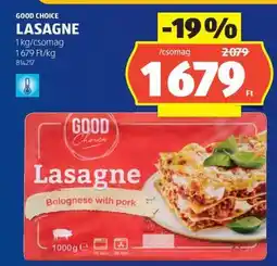 ALDI GOOD CHOICE LASAGNE ajánlat