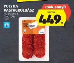 ALDI Pulyka vastagkolbász ajánlat